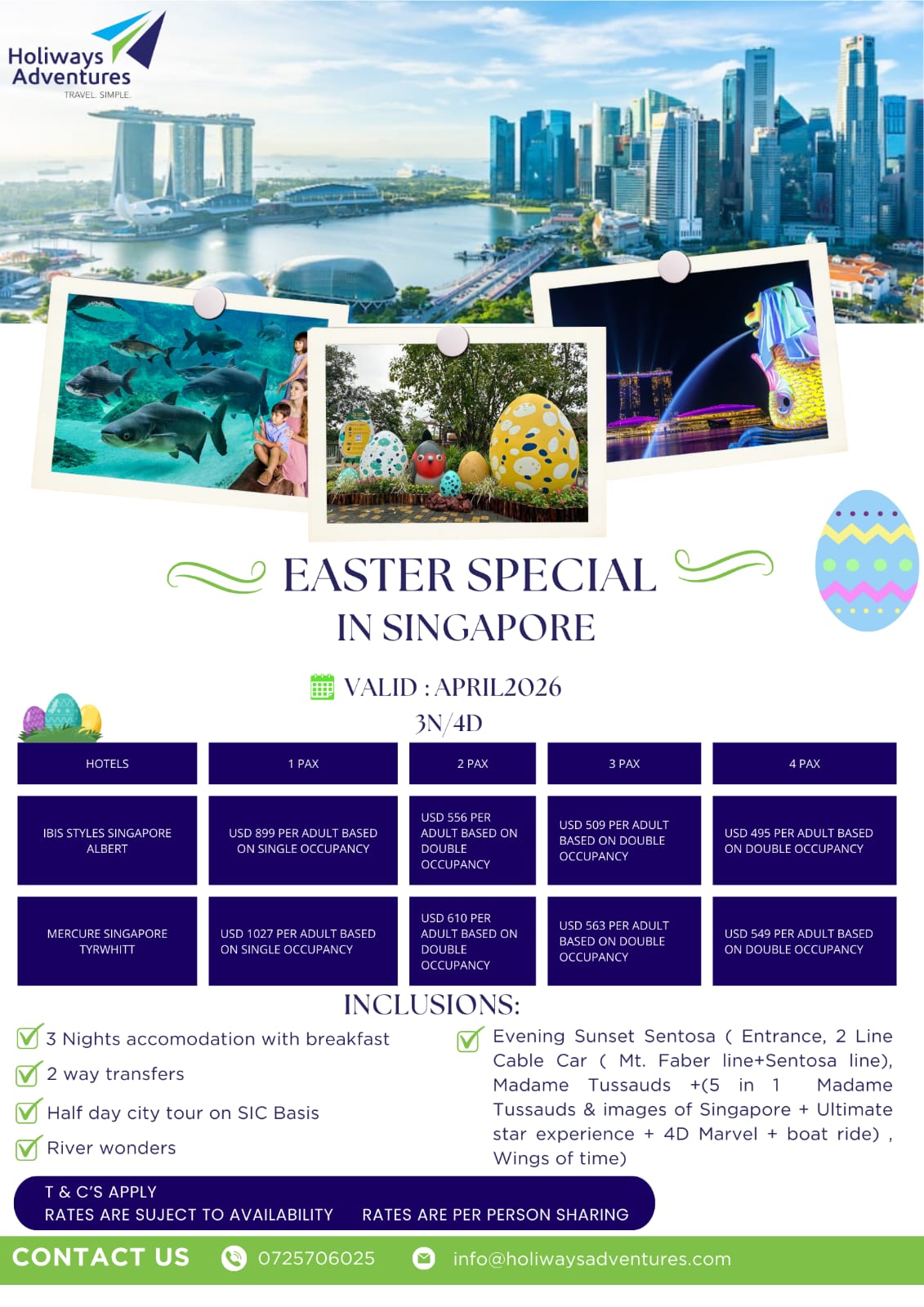 EASTER IN SINGAPORE